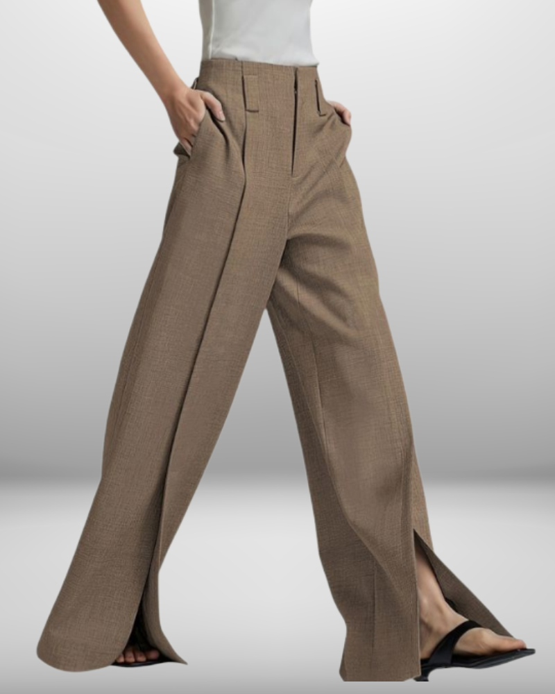Margaux | Pantalon Large à Pli Femme