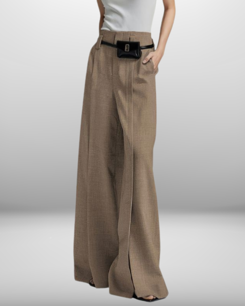 Margaux | Pantalon Large à Pli Femme