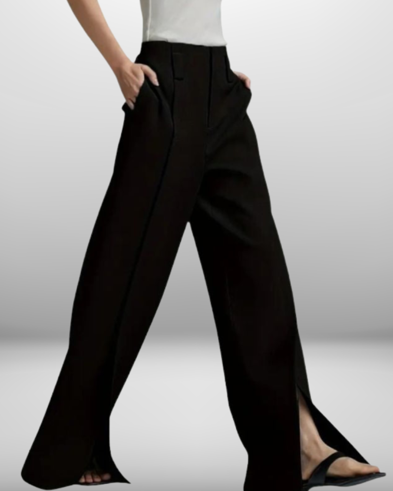 Margaux | Pantalon Large à Pli Femme