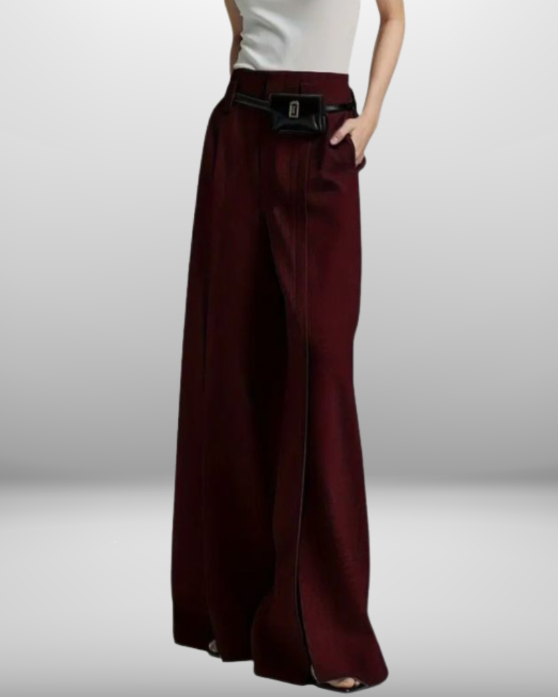 Margaux | Pantalon Large à Pli Femme