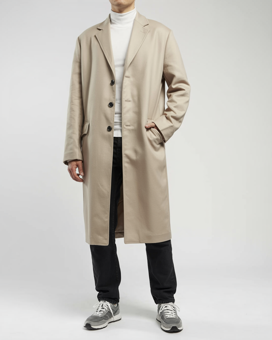 Jules | Manteau Long Élégant pour Homme